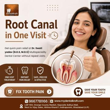 RCT Clinic in Indirapuram for Painless Root Canal Treatment