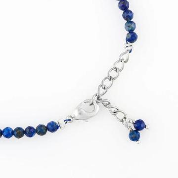 Micro Beads Lapis Lazuli Bracelet – Natural Blue Gemstone Jewelry