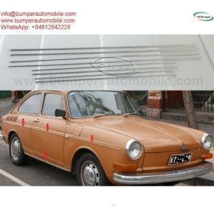 Volkswagen Type 3 bumper and trims (1963–1971) by stainless steel (VW Typ 3 Stoßfänger)