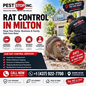Professional Pest Control Services in Milton, ON | Pest Stop Inc.