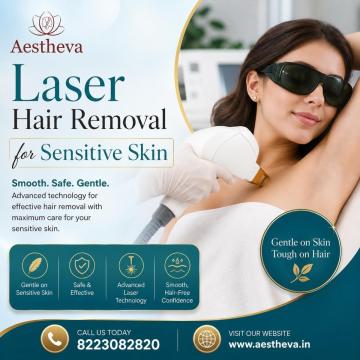 Laser Hair Removal for Sensitive Skin - Aestheva