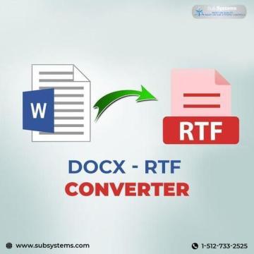 Buy DOCX - RTF Converter a Remarkable Format Converter Tool