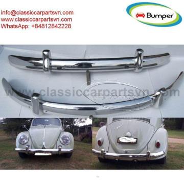 VW Beetle European style () bumpers by stainless steel new
