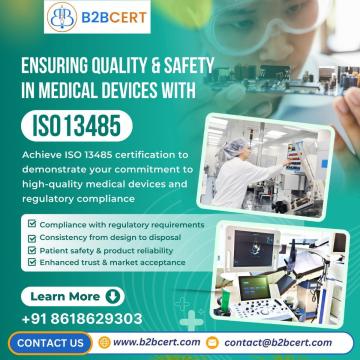 ISO 13485 Certification Services in Chennai | Medical Device Quality Management Consultant | B2BCERT