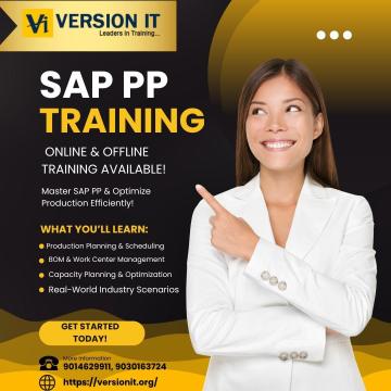 Build a Powerful Manufacturing Career with Version IT: Best SAP PP Training in Hyderabad