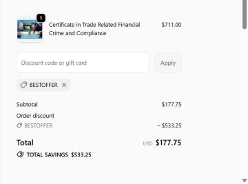 Up To 75% OFF Entire Order on eBSI