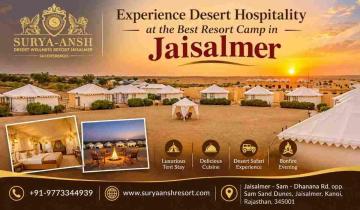 Experience Desert Hospitality at the Best Resort Camp in Jaisalmer