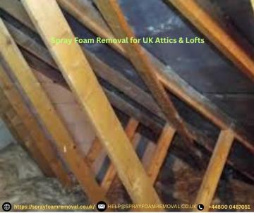 Safe Roof Spray Foam Removal by UK Experts!
