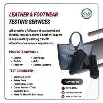 Leather Products Testing Lab in Kolkata