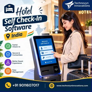 Self Check-In Kiosk Software for Hotels in India