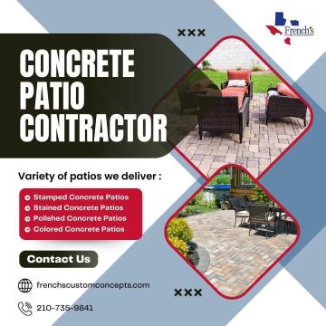 Concrete Patio Contractor in San Antonio