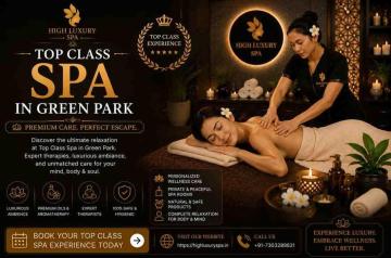 Top Class Spa in Green Park | Luxury Massage & Wellness Centre