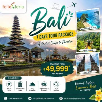 Bali 7 Days Tour Package | Felix Feria Travels