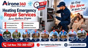 Reliable & 24/7 Emergency Service - Heating Repairs in Herndon VA