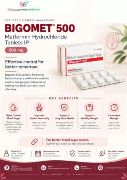Bigomet Tablet for Blood Sugar Care | Online Generic Medicine
