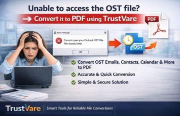 Unable to access the OST file? → Convert it to PDF using TrustVare