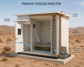 Passive Cooled Shelter Manufacturer