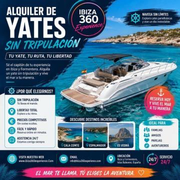 Ibiza 360º Experience | Alquiler de Yates sin Tripulación de Calidad