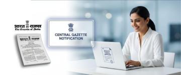 Official Gazette Notification for Name Change in Aadhar Card