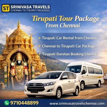 Book the Best Tirupati Tour Package from Chennai for a Smooth Pilgrimage