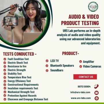 Audio Video Testing Labs Services Near Noida Sector15