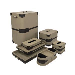 Premium Leather Laundry Basket Sets | Amadika