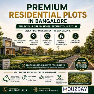 Premium Residential Plots in Bangalore | Villa Plot Investment in Bangalore