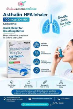 Breathe Easier with Asthalin HFA Inhaler 100mcg: Uses, Benefits & Safety