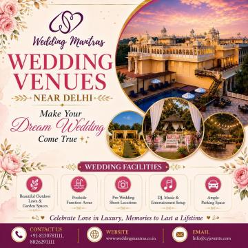Destination Wedding Venues Near Delhi – Make Every Moment Extraordinary