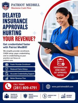 Medical Credentialing Company for Provider Enrollment & Insurance Credentialing