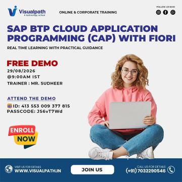 SAP BTP CAP Fiori Apps Free Demo by Experts