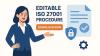 Editable ISO 27001 Procedure Documents for Information Security