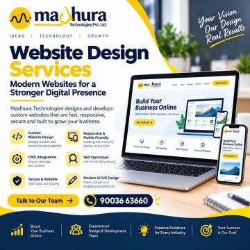Madhura Technologies – Dynamic website design services in Coimbatore