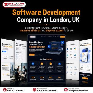Software Development Company in London UK | Zinavo