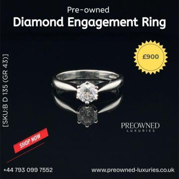 Buy Elegant Diamond Ring Pre-Owned Best Value UK
