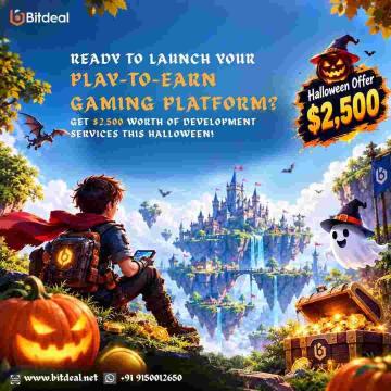 Launch Your Play-to-Earn Game with $2,500 This Halloween!