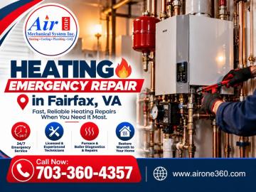Need Urgent Heating Repair in Fairfax, VA? Who Can Restore Your Home’s Warmth?