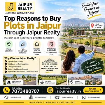 What are the advantages of buying a residential Property in Jaipur?