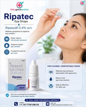 Ripasudil Eye Drop (Ripatec) | Eye Drops for Glaucoma & Eye Pressure Support