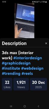 3ds max (interior work) #interiordesign #graphicdesign #institute #webdesign #trending #reels - YouT