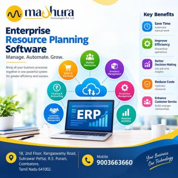 Transform Business Management Through Enterprise Resource Planning Software Services in Coimbatore |