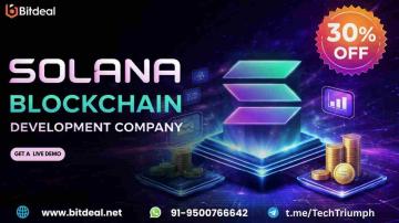 Build Smarter dApps with Solana Blockchain Development – 30% Off