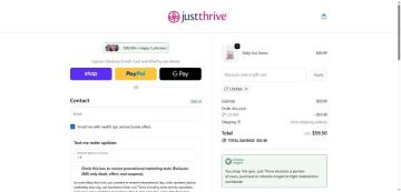 20% OFF Your Storewide on Just Thrive