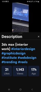 3ds max (interior work) #interiordesign #graphicdesign #institute #webdesign #trending #reels - YouT