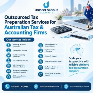 Outsourced Tax Preparation Services for Australian Tax & Accounting Firms