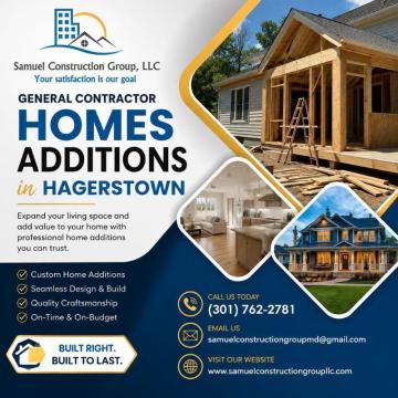 Samuel Construction Group LLC – General Contractor Homes Additions in Hagerstown