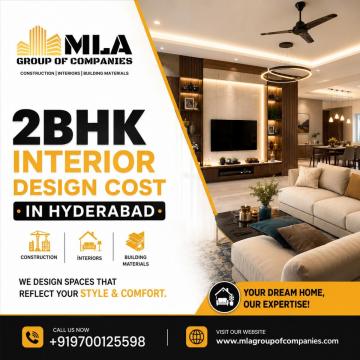 2BHK Interior Design Cost in Hyderabad | MLA Group