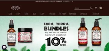 45% OFF Your Purchase + Free Shipping on Shea Terra Organics