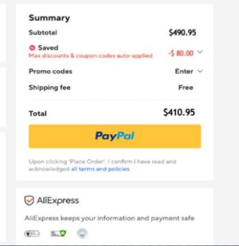 Enjoy Up to $80 Discount on AliExpress Purchases Above $400