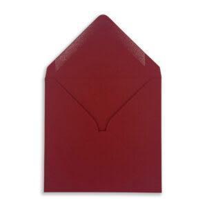 Get 155mm Square Dark Red Peel & Seal Envelopes Online in Newark UK